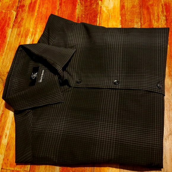CALVIN KLEIN: Dress Shirt. Size- 15.5, 32/33 - Picture 3 of 10